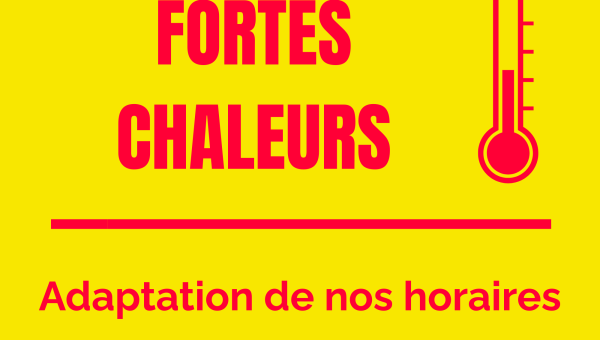 Alerte orange canicule : changement dans les collectes et déchèteries